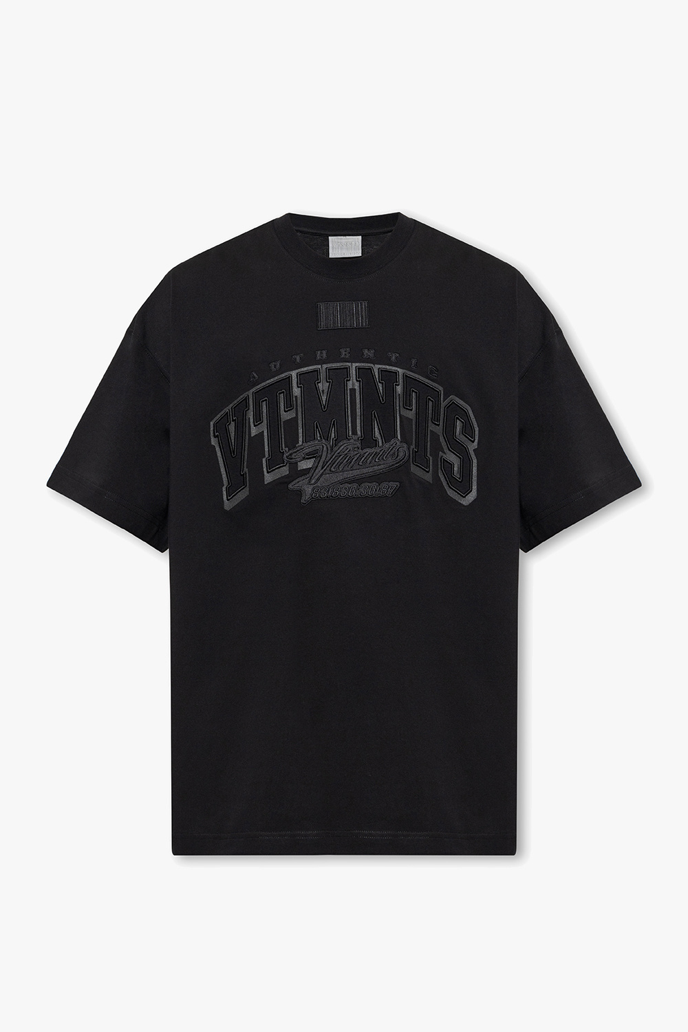 Black T-shirt with logo VTMNTS - Vitkac Canada